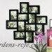 Latitude Run Nordman 12 Opening Decorative Wood Photo Collage Wall Hanging Picture Frame LTTN8517