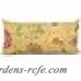TK Classics Golden Floral Outdoor Lumbar Pillow TKCL1090
