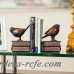 Loon Peak Bird on Book Bookends Set LOPK1858