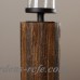 Loon Peak 3 Piece Wood, Glass Metal Candlestick Set LOPK2006