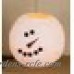 The Holiday Aisle Round Snowman Unscented Flameless Candle THDA8660
