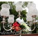 Rosdorf Park 70" Wedding Centerpiece Crystal Stainless Steel Candelabra ROSP6838