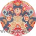World Menagerie Maastricht Blue/Red Area Rug WDMG5737