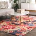 World Menagerie Maastricht Blue/Red Area Rug WDMG5737