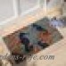 Beachcrest Home Elizebeth Seahorses PVC Bleach Doormat BCMH2799