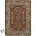 Kathy Ireland Home Gallery Antiquities Stately Empire Burgundy Area Rug NO13575