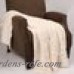 BOON Throw Blanket Embroidered Ribbon Faux Fur Throw NBNF1000